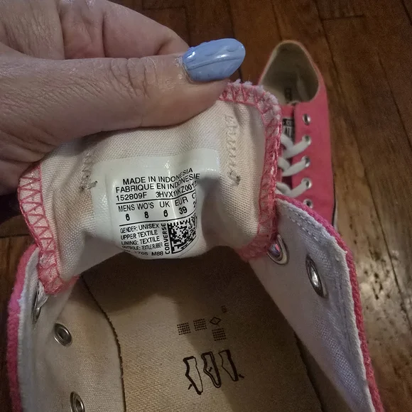 Converse Vibrant Pink Sneakers - Picture 4 of 5